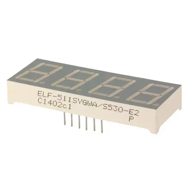 ELF-511SYGWA/S530-E2 Everlight Electronics Co Ltd  Display Modules - LED Character and Numeric